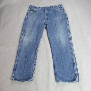 Bulwark Excel FR Jeans Men 42 Blue Flame Resistant Carpenter Straight Work Denim